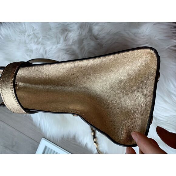 Michael Kors gold handbag Crossbody bag Karla watches gold - Picture 5 of 7